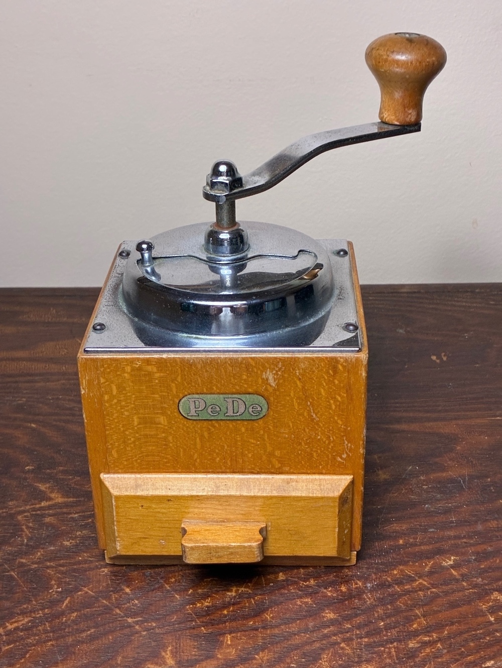 Vintage PeDe Manual Coffee grinder
